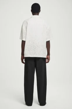Best COS RELAXED BRODERIE-ANGLAISE COTTON SHIRT WHITE