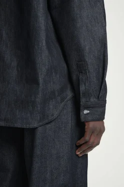 New COS RELAXED DENIM SHIRT RAW INDIGO