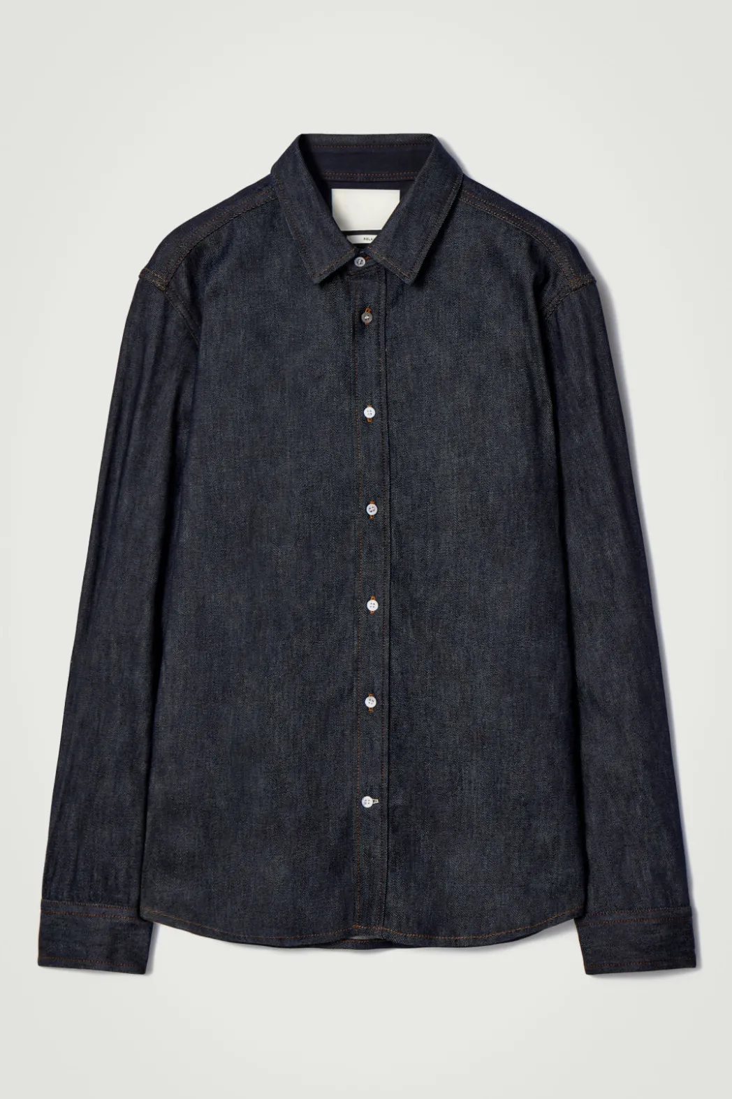 New COS RELAXED DENIM SHIRT RAW INDIGO