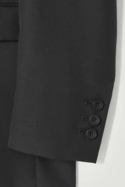 Online COS RELAXED DOUBLE-BREASTED WOOL BLAZER BLACK