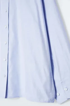COS RELAXED DOUBLE-CUFF SHIRT LIGHT BLUE