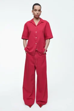 Best COS RELAXED FADED RESORT SHIRT RED