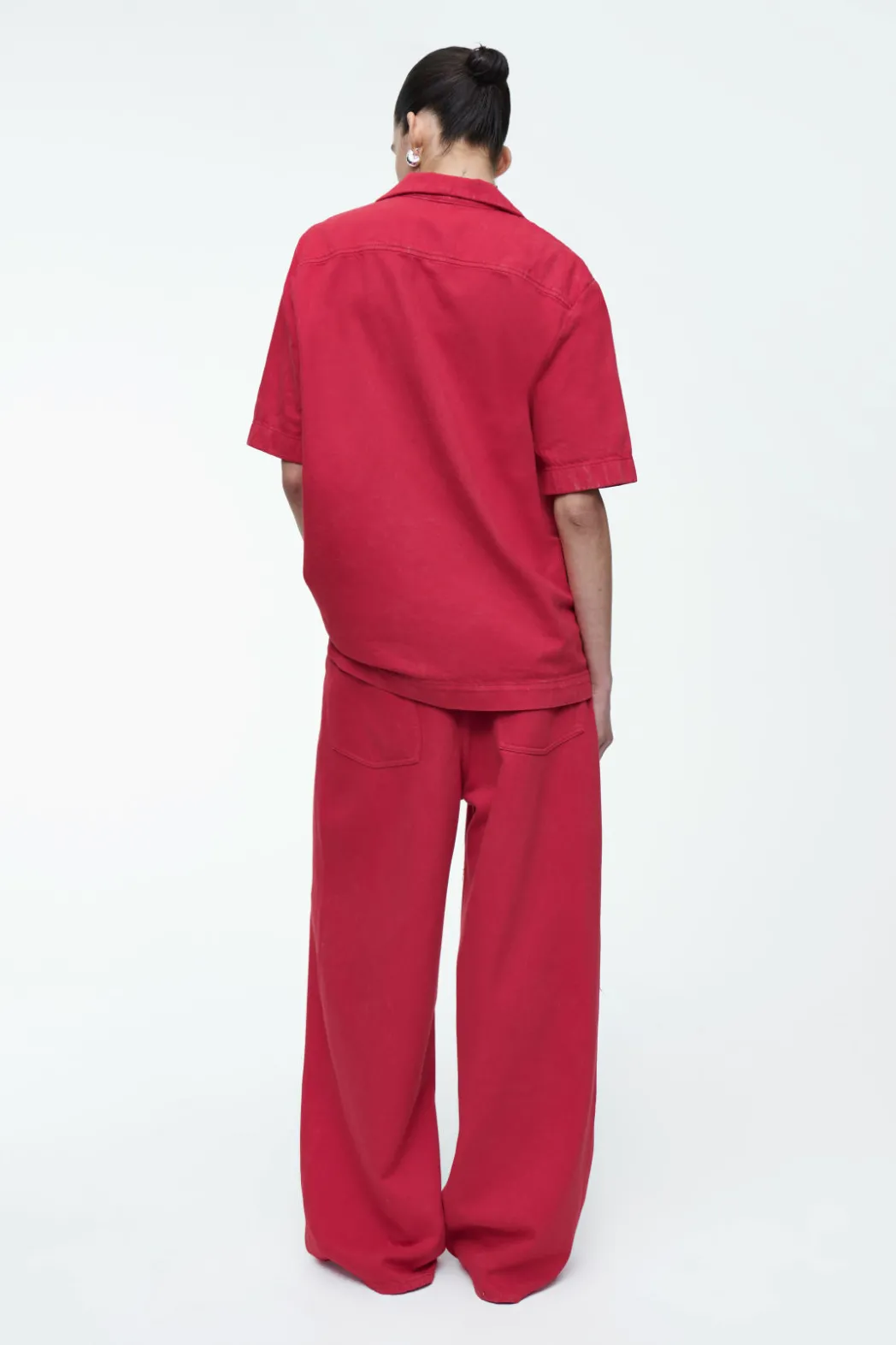 Best COS RELAXED FADED RESORT SHIRT RED