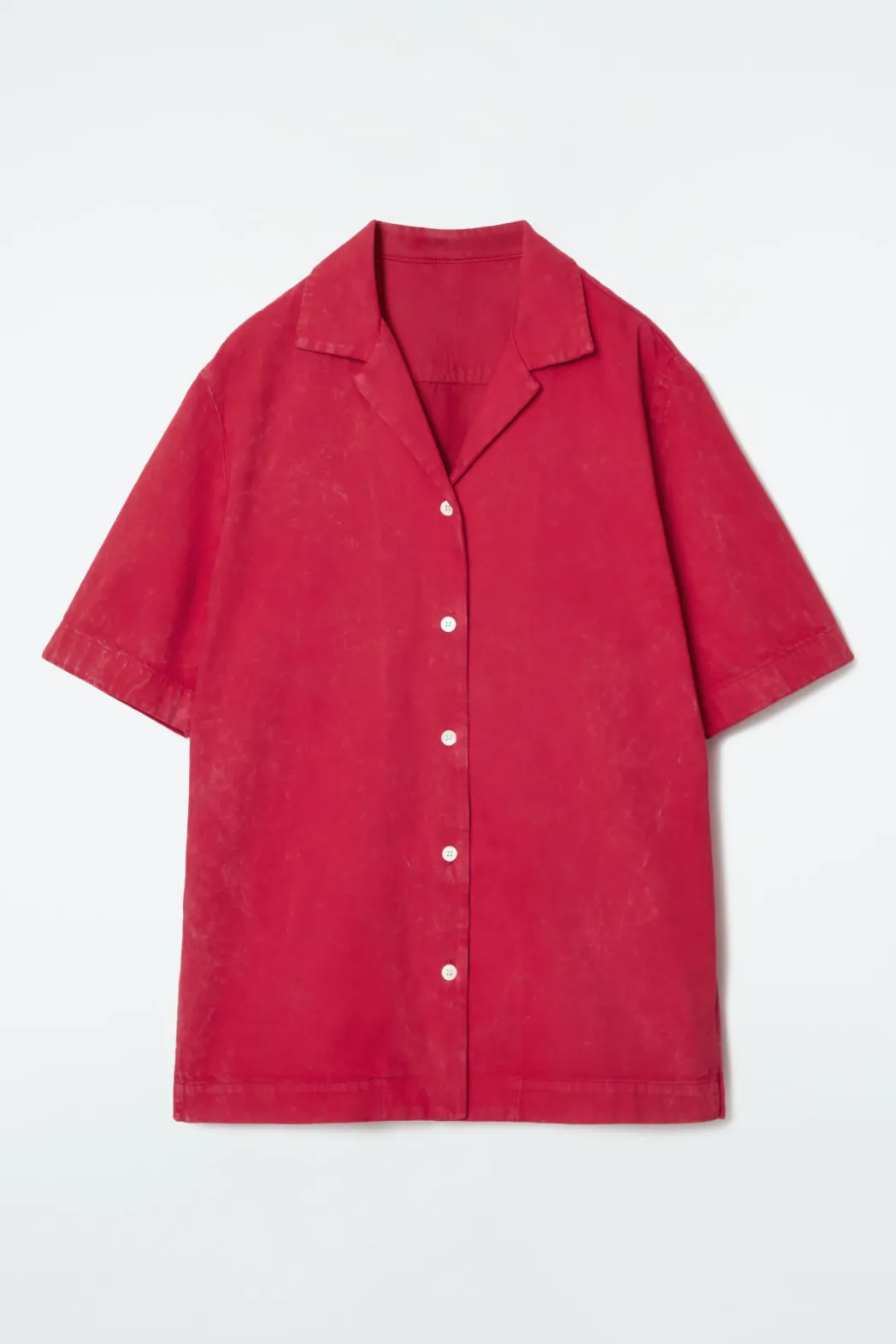 Best COS RELAXED FADED RESORT SHIRT RED