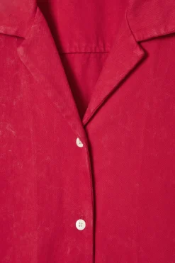 Best COS RELAXED FADED RESORT SHIRT RED
