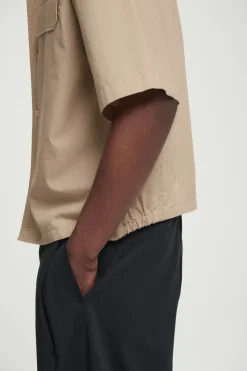 Hot COS RELAXED FLAP-POCKET UTILITY SHIRT BEIGE