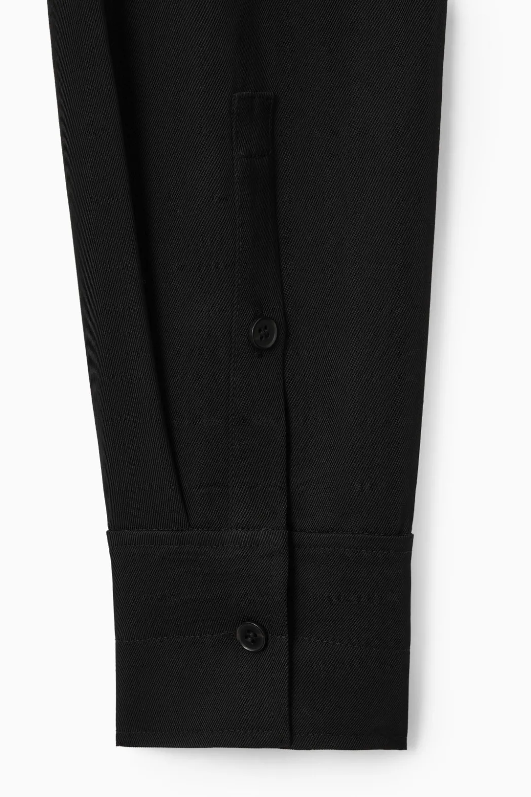 Best COS RELAXED FLUID SHIRT BLACK