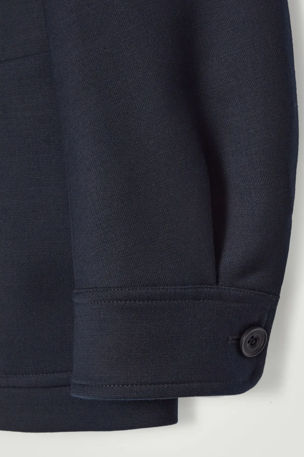 Discount COS RELAXED UNSTRUCTURED MERINO WOOL-BLEND BLAZER NAVY
