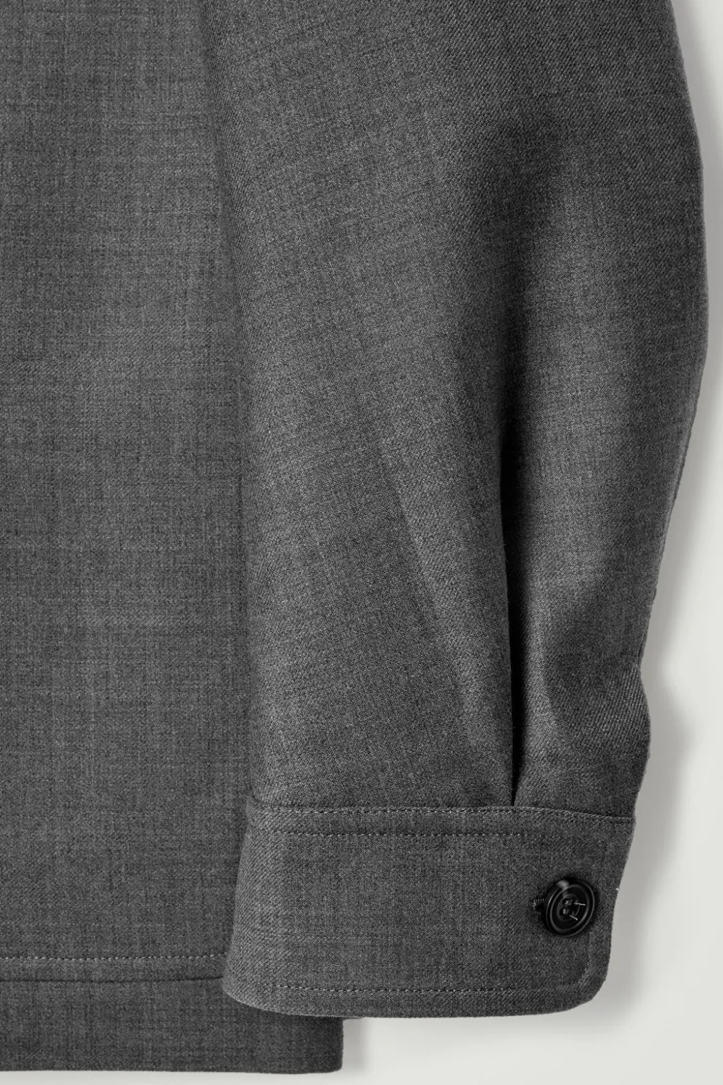 Hot COS RELAXED UNSTRUCTURED MERINO WOOL-BLEND BLAZER GRAY