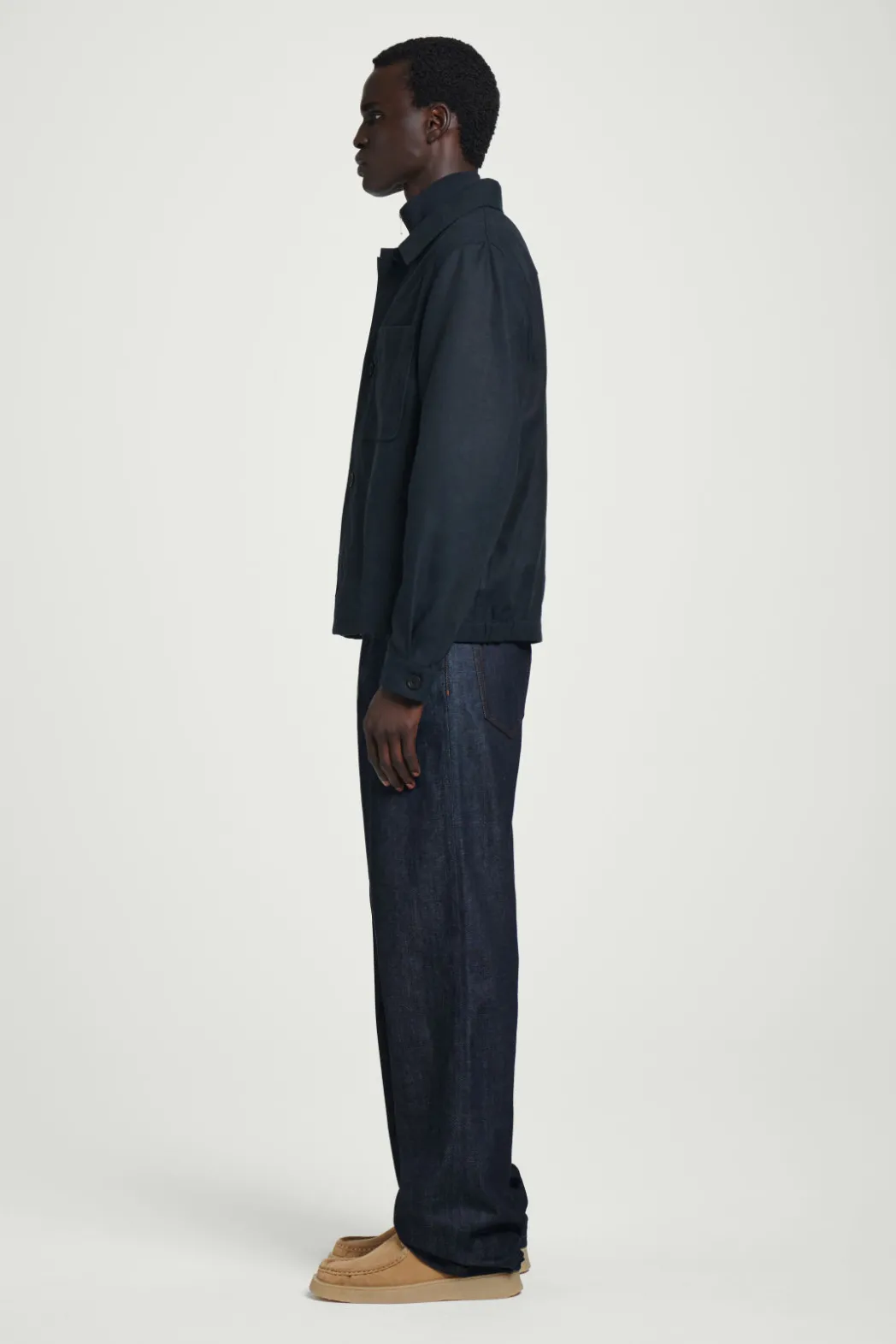 Clearance COS RELAXED UTILITY OVERSHIRT NAVY
