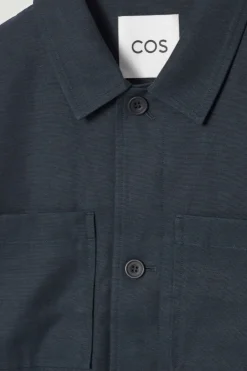Clearance COS RELAXED UTILITY OVERSHIRT NAVY