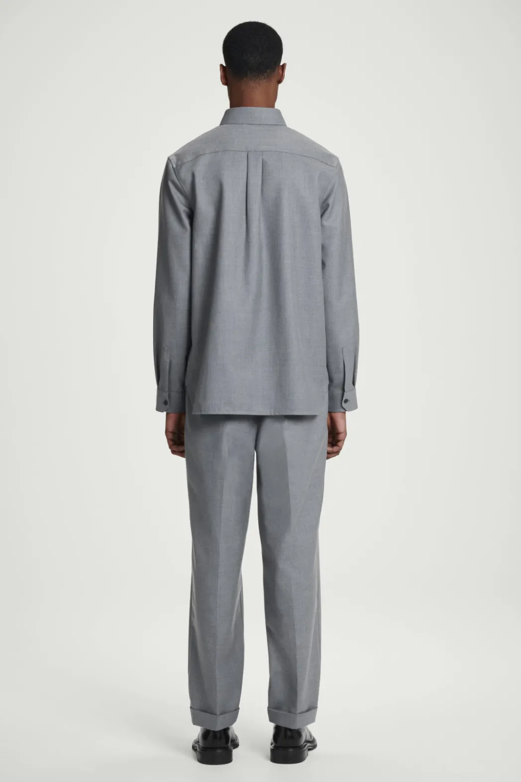 Hot COS RELAXED UTILITY SHIRT GRAY