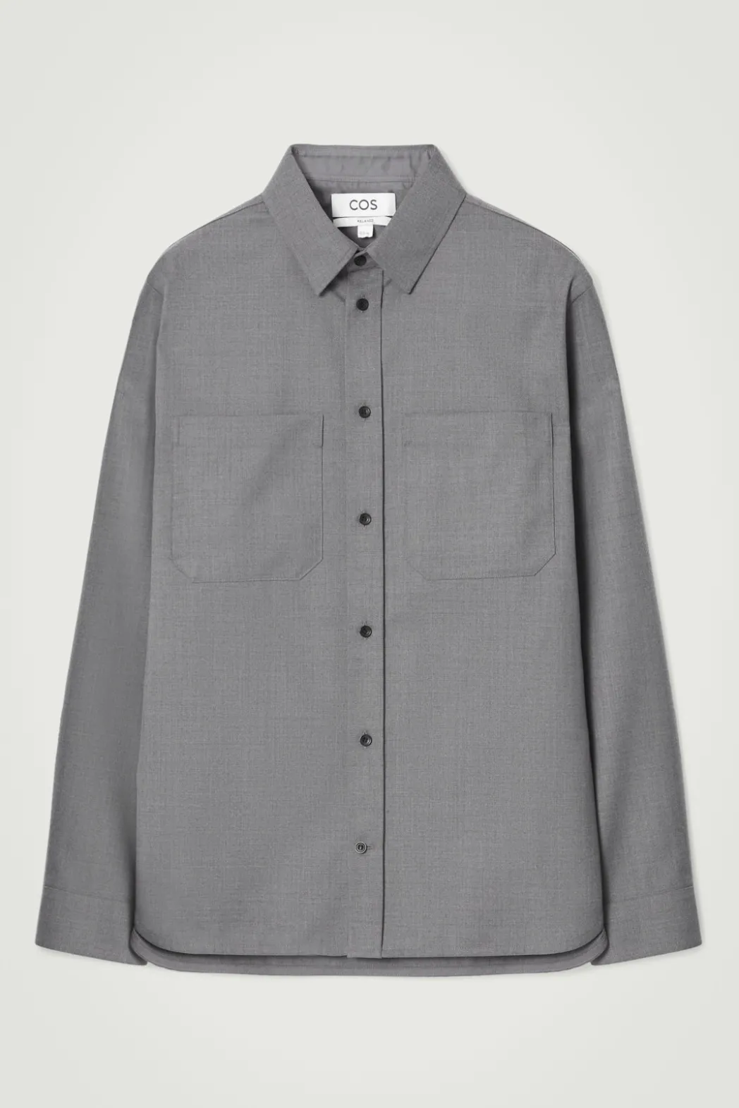 Hot COS RELAXED UTILITY SHIRT GRAY