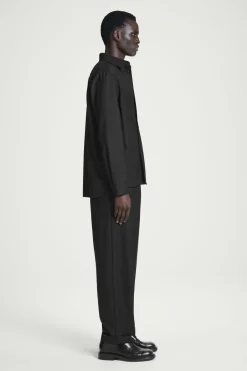 Clearance COS RELAXED UTILITY SHIRT BLACK