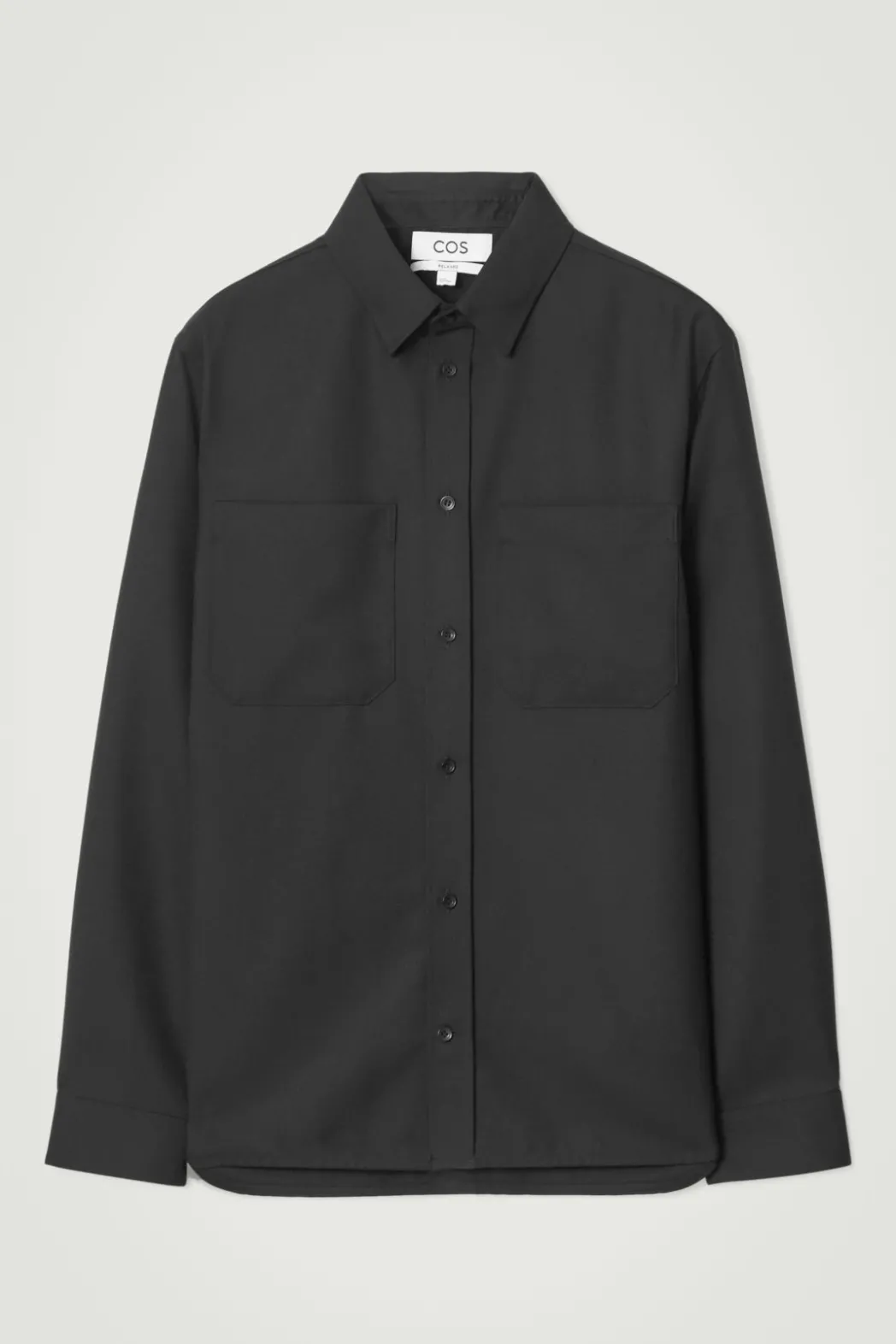 Clearance COS RELAXED UTILITY SHIRT BLACK