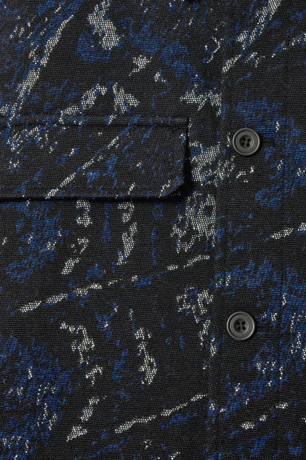 Discount COS RELAXED WOOL-BLEND JACQUARD OVERSHIRT MULTICOLORED