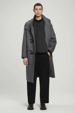 Sale COS REVERSIBLE FAUX SHEARLING GILET BLACK / BROWN