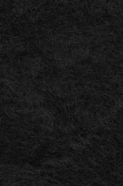 Outlet COS RIBBED MOHAIR BEANIE BLACK