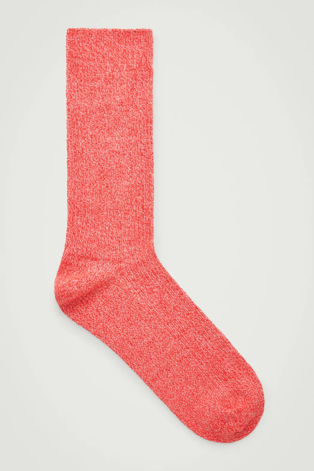 New COS RIBBED SOCKS RED