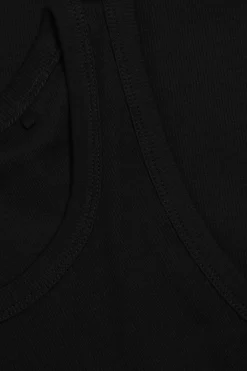 Online COS RIBBED TANK TOP black
