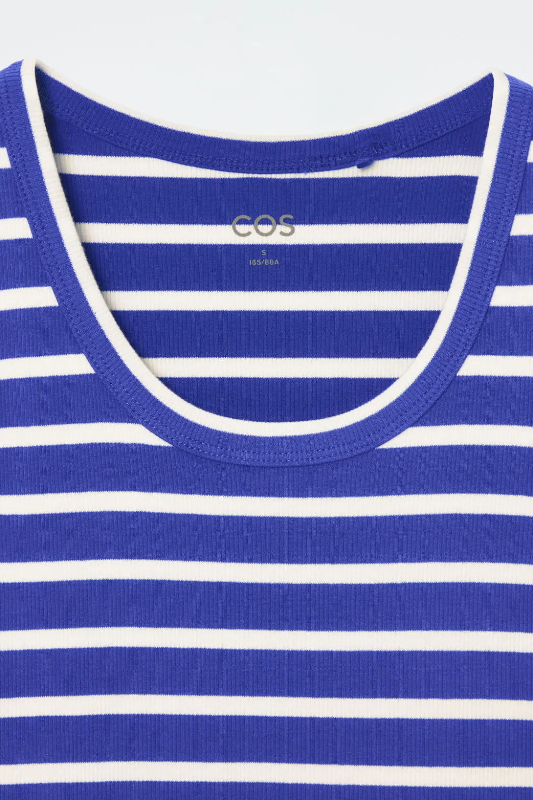 Clearance COS RIBBED TANK TOP BLUE / STRIPED