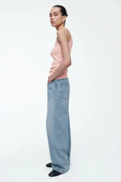Best COS RIBBED TANK TOP LIGHT PINK