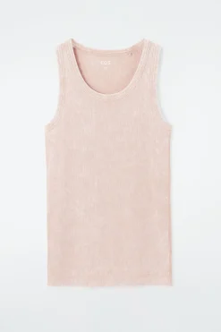 Best COS RIBBED TANK TOP LIGHT PINK