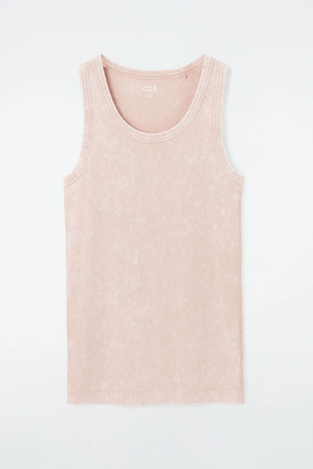 Best COS RIBBED TANK TOP LIGHT PINK