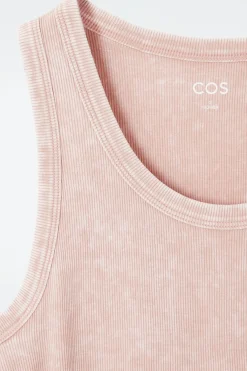 Best COS RIBBED TANK TOP LIGHT PINK