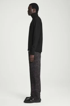 Hot COS RIDER LASERED WIDE-LEG JEANS BLACK