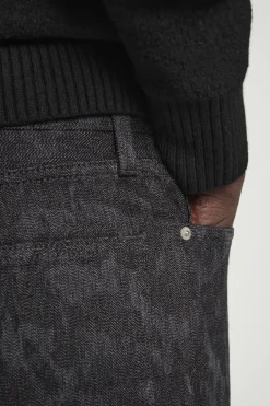 Hot COS RIDER LASERED WIDE-LEG JEANS BLACK