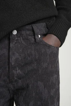 Hot COS RIDER LASERED WIDE-LEG JEANS BLACK