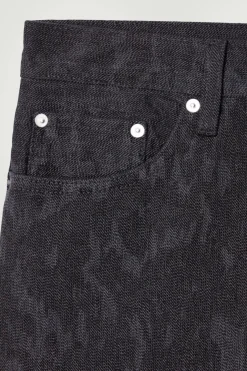 Hot COS RIDER LASERED WIDE-LEG JEANS BLACK