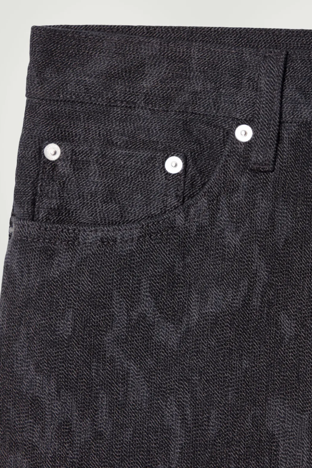Hot COS RIDER LASERED WIDE-LEG JEANS BLACK