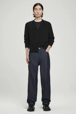New COS RIDER SELVEDGE WIDE-LEG JEANS RAW INDIGO