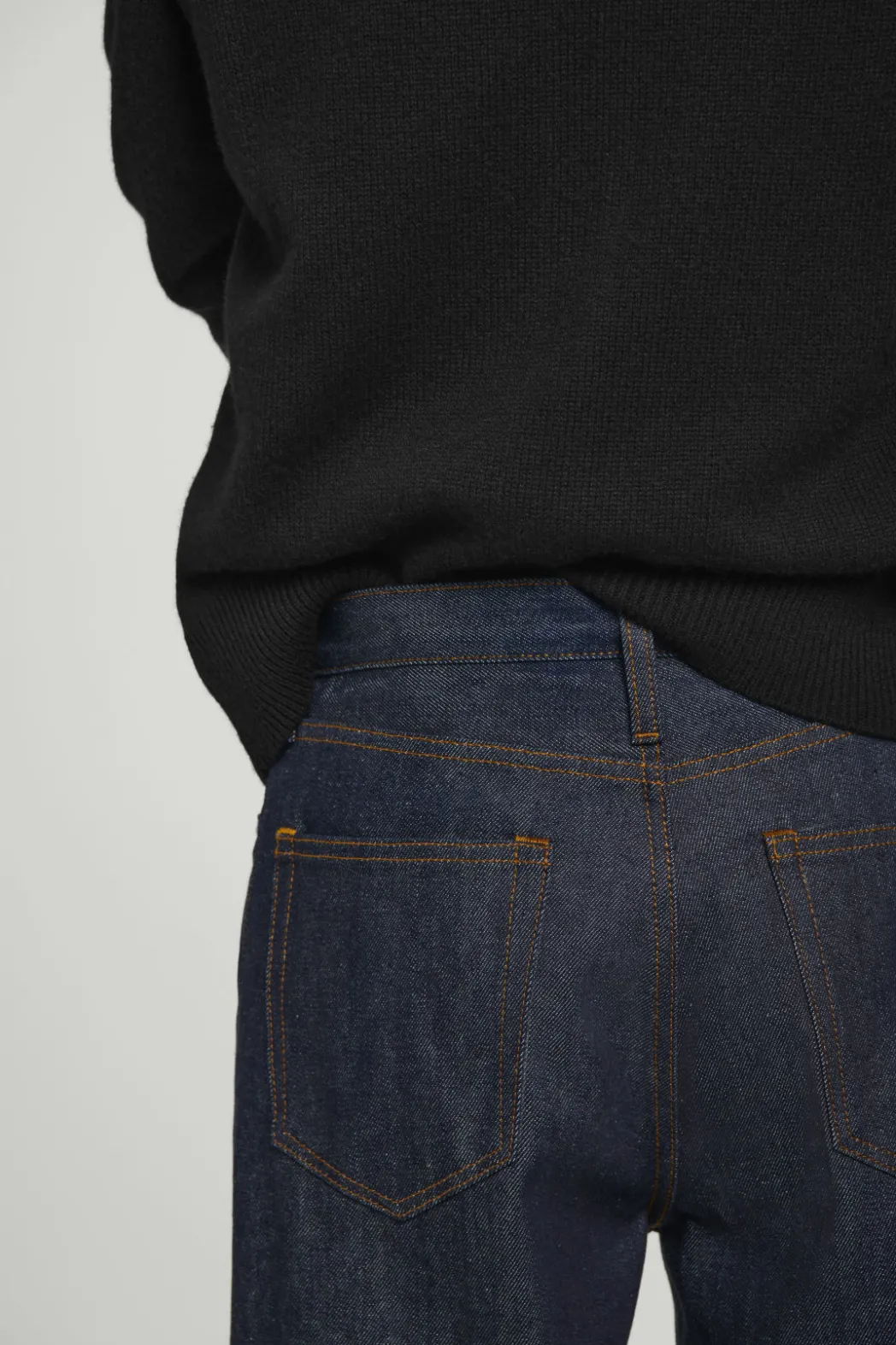 New COS RIDER SELVEDGE WIDE-LEG JEANS RAW INDIGO