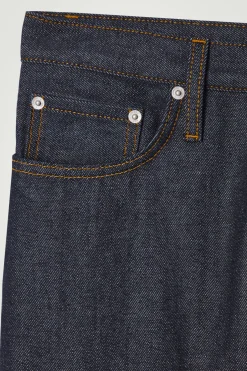 New COS RIDER SELVEDGE WIDE-LEG JEANS RAW INDIGO