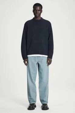 Sale COS RIDER WIDE-LEG JEANS DUSTY BLUE