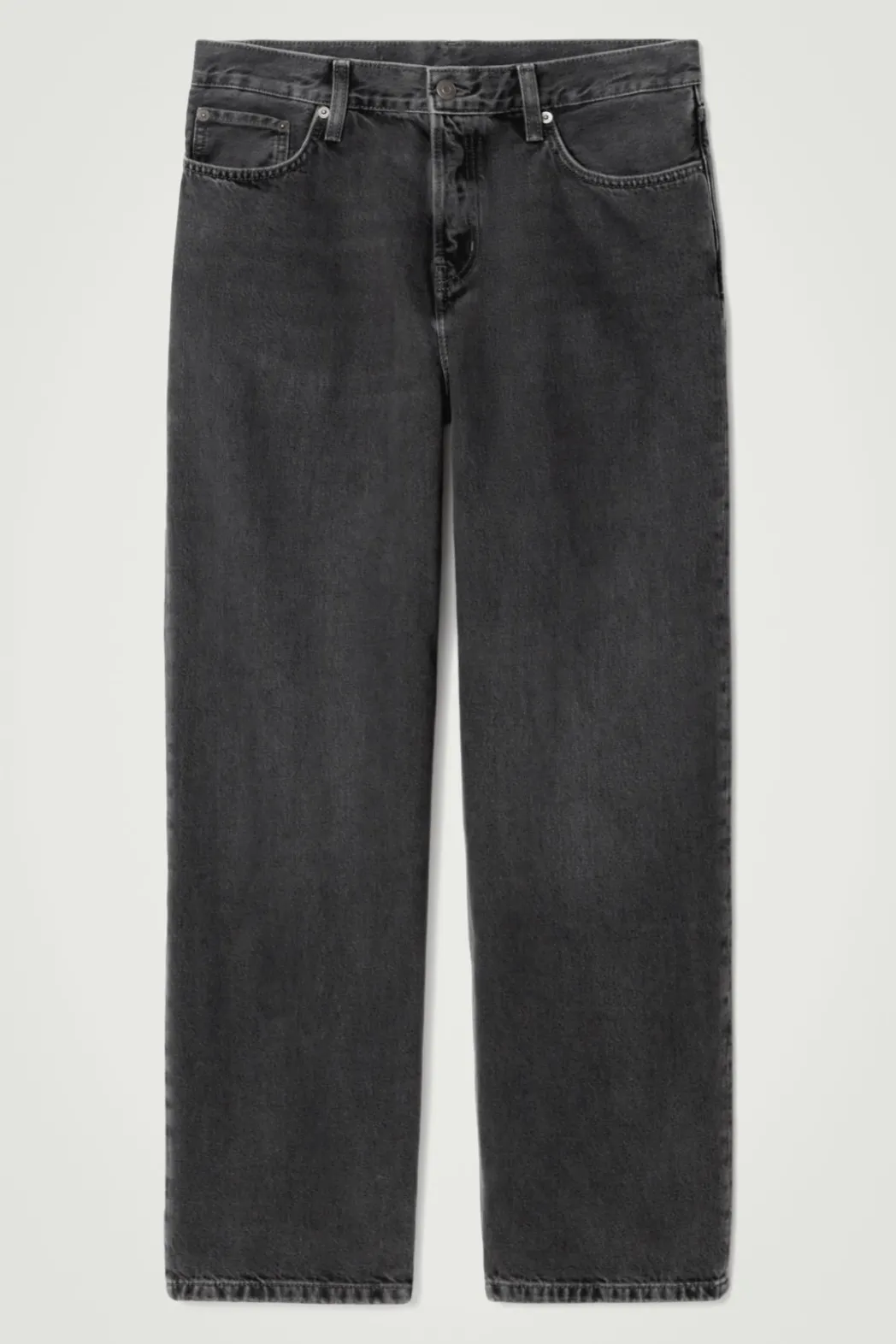 Sale COS RIDER WIDE-LEG JEANS WASHED BLACK