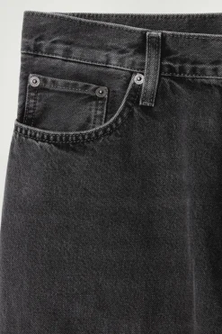 Sale COS RIDER WIDE-LEG JEANS WASHED BLACK