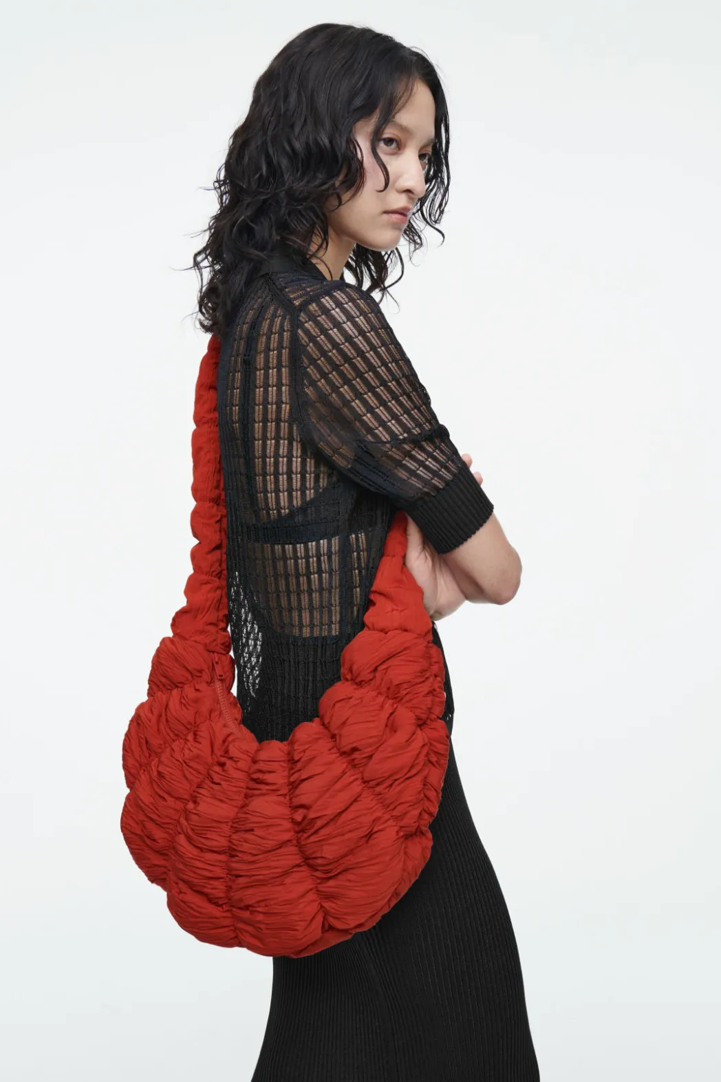 Hot COS RIPPLE CROSSBODY - NYLON RED