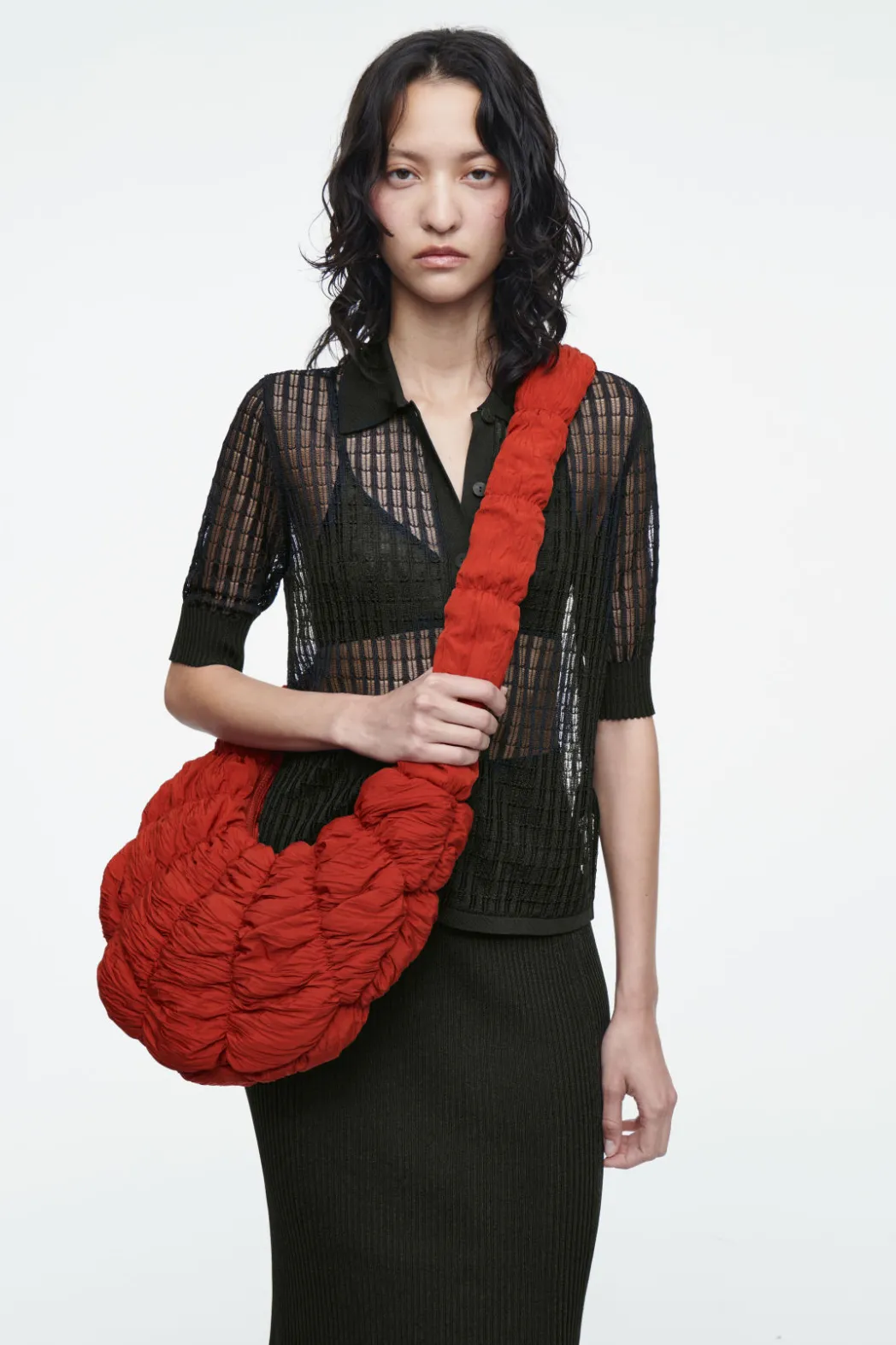 Hot COS RIPPLE CROSSBODY - NYLON RED
