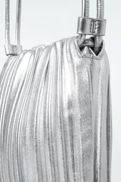 Discount COS SCALLOP CROSSBODY - LEATHER SILVER