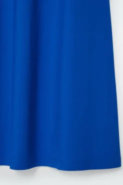 Outlet COS SCOOP-NECK JERSEY MIDI DRESS BLUE