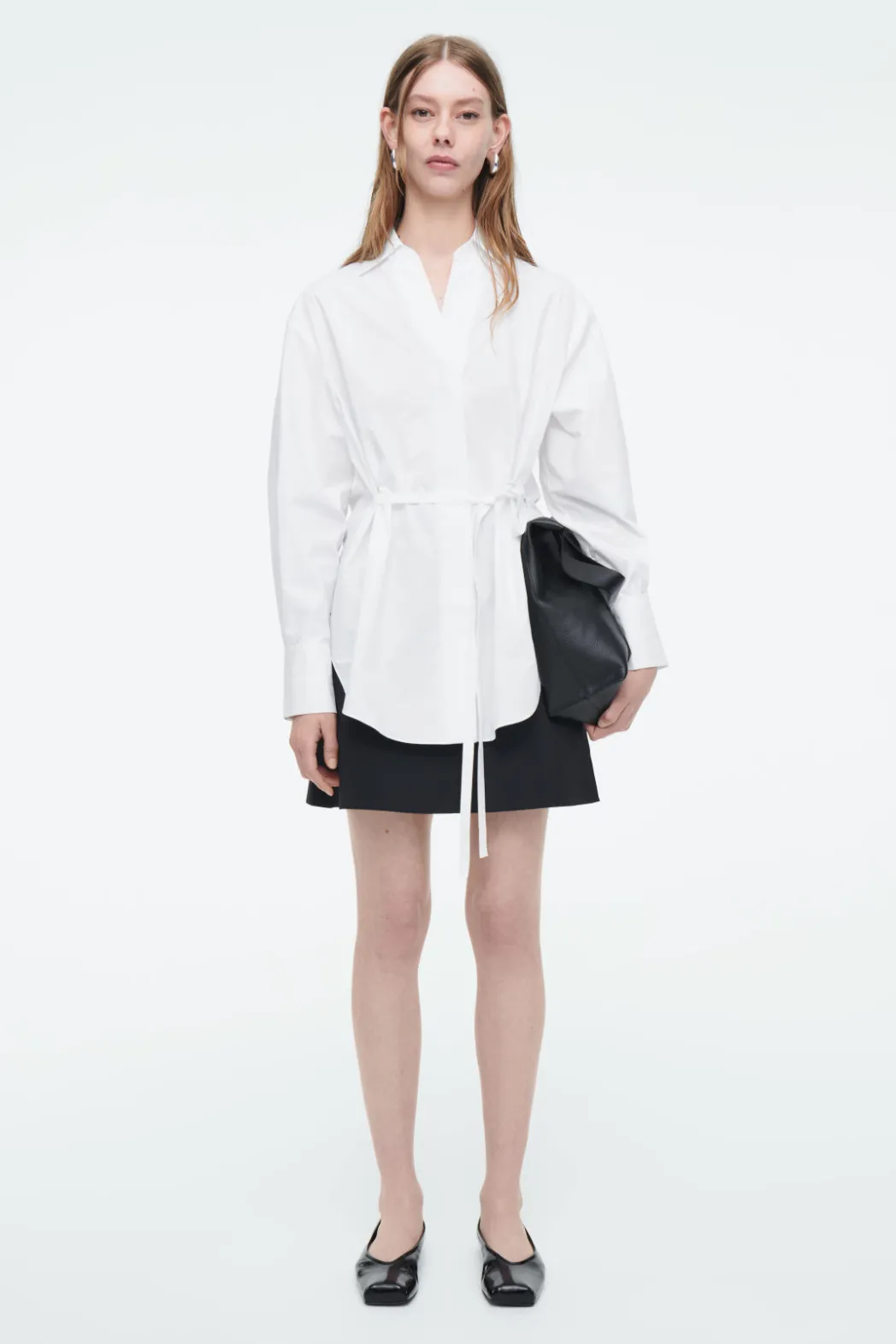 Hot COS SCUBA MINI SKIRT BLACK