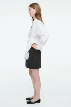 Hot COS SCUBA MINI SKIRT BLACK