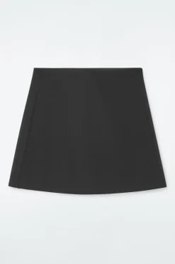 Hot COS SCUBA MINI SKIRT BLACK