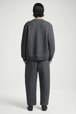 Best COS SCUBA-JERSEY V-NECK CARDIGAN GRAY