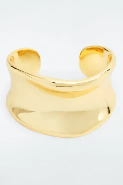 Clearance COS SCULPTED CUFF GOLD