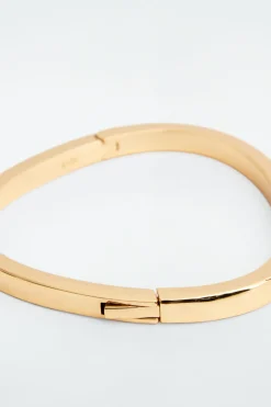 Online COS SCULPTURAL PYRAMID BANGLE GOLD